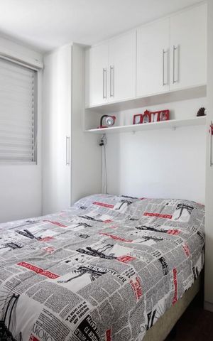 Apartamento à venda com 42m², 2 quartos e 1 vagaQuarto 1