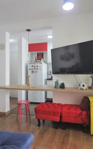 Apartamento à venda com 42m², 2 quartos e 1 vagaSala