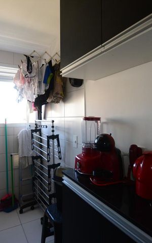 Apartamento para alugar com 60m², 2 quartos e 1 vagaCozinha e Área de Se
