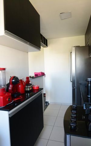 Apartamento para alugar com 60m², 2 quartos e 1 vagaCozinha e Área de Se