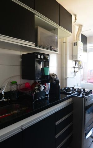 Apartamento para alugar com 60m², 2 quartos e 1 vagaCozinha e Área de Se