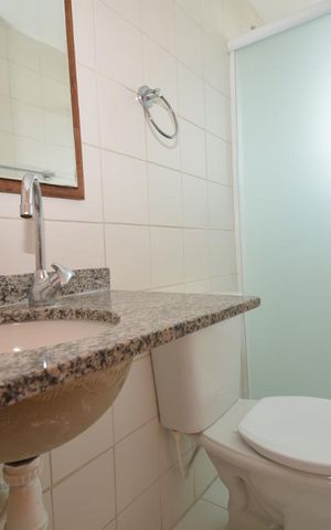 Apartamento para alugar com 62m², 2 quartos e 2 vagasBanheiro