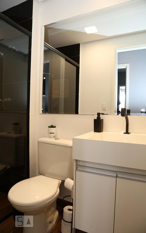 Apartamento à venda com 67m², 2 quartos e 2 vagasBanheiro Social 