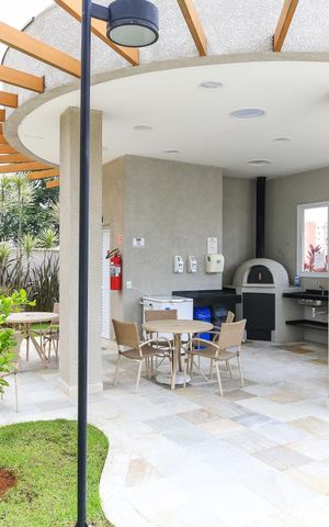 Apartamento para alugar com 77m², 2 quartos e 2 vagasÁrea comum - Churrasqueira