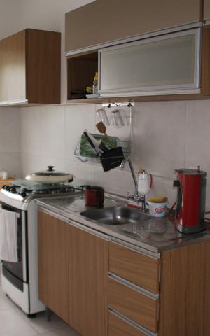 Apartamento à venda com 46m², 2 quartos e 1 vagaCozinha Área de serviço