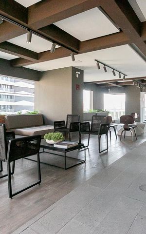 Studio à venda com 32m², 1 quarto e 1 vaga Studio à venda com 32m², 1 quarto e 1 vagaÁrea Comum - Churrasqueira