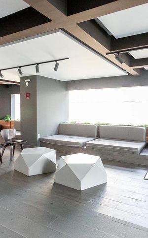Studio à venda com 32m², 1 quarto e 1 vaga Studio à venda com 32m², 1 quarto e 1 vagaÁrea Comum - Churrasqueira