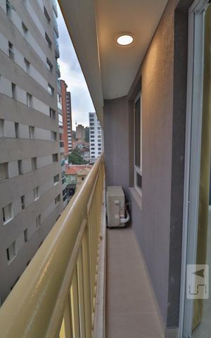 Studio para alugar com 26m², 1 quarto e sem vagaVaranda