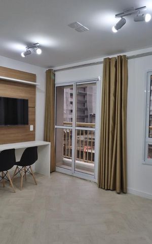 Studio para alugar com 26m², 1 quarto e sem vagaSala/Quarto