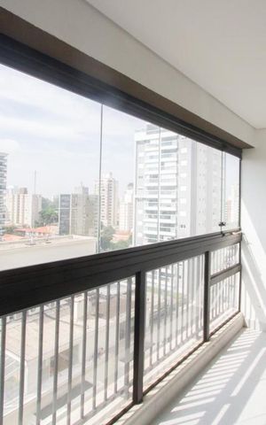 Studio para alugar com 38m², 1 quarto e 1 vagaVaranda