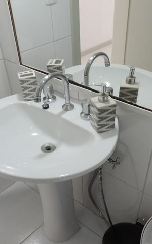 Apartamento para alugar com 130m², 3 quartos e 2 vagasBanheiro - Torneira