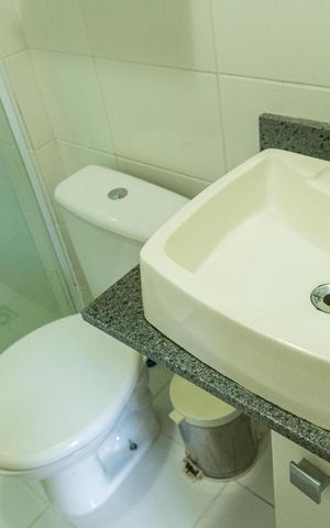 Apartamento para alugar com 60m², 2 quartos e 1 vaga Apartamento para alugar com 60m², 2 quartos e 1 vagaBanheiro da Suíte