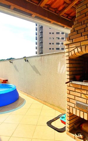 Apartamento à venda com 140m², 3 quartos e 2 vagasChurrasqueira