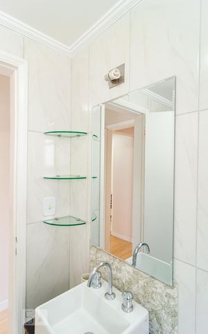 Apartamento para alugar com 90m², 3 quartos e 2 vagasBanheiro da Suíte