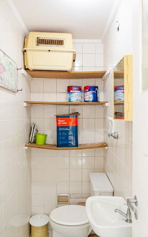 Apartamento para alugar com 90m², 3 quartos e 2 vagasBanheiro de Serviço