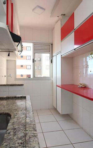Apartamento à venda com 60m², 2 quartos e 1 vagaCozinha e Área de Serviço