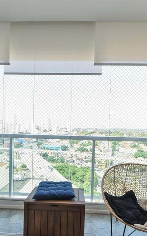 Apartamento para alugar com 50m², 1 quarto e 1 vagaVaranda