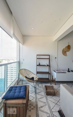 Apartamento para alugar com 50m², 1 quarto e 1 vagaVaranda