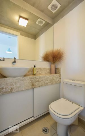 Apartamento para alugar com 50m², 1 quarto e 1 vagaLavabo