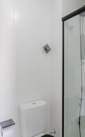 Apartamento à venda com 29m², 1 quarto e sem vaga Apartamento à venda com 29m², 1 quarto e sem vagaBanheiro