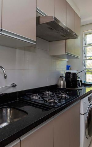 Apartamento à venda com 47m², 1 quarto e 1 vaga Apartamento à venda com 47m², 1 quarto e 1 vagaCozinha e Lavanderia