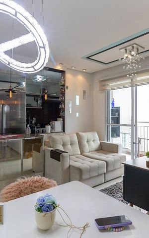 Apartamento à venda com 55m², 2 quartos e 1 vagaSala 