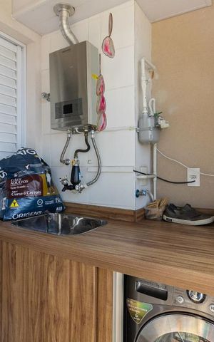 Apartamento à venda com 55m², 2 quartos e 1 vagaLavanderia 