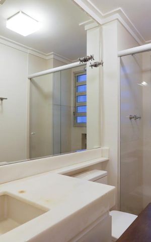 Apartamento para alugar com 108m², 2 quartos e 1 vagaBanheiro da Suíte