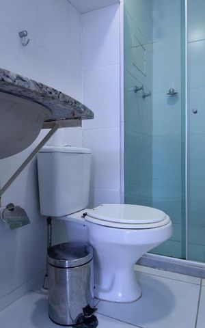 Apartamento para alugar com 66m², 2 quartos e 1 vagaBanheiro Social