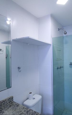 Apartamento para alugar com 66m², 2 quartos e 1 vagaBanheiro Social