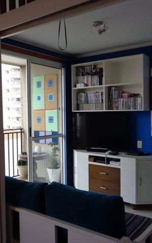 Apartamento para alugar com 40m², 1 quarto e 1 vaga Apartamento para alugar com 40m², 1 quarto e 1 vagaSala