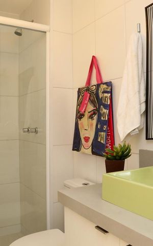 Apartamento à venda com 85m², 2 quartos e 2 vagasBanheiro Social