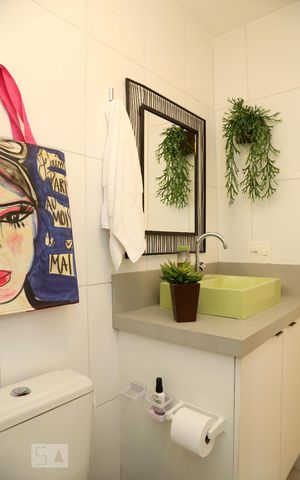 Apartamento à venda com 85m², 2 quartos e 2 vagasBanheiro Social