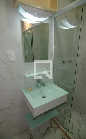 Apartamento para alugar com 40m², 1 quarto e sem vaga Apartamento para alugar com 40m², 1 quarto e sem vagaBanheiro