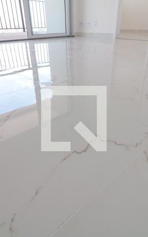 Apartamento à venda com 45m², 2 quartos e 1 vagaDetalhe Sala - piso
