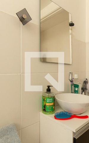 Apartamento para alugar com 42m², 2 quartos e 1 vaga Apartamento para alugar com 42m², 2 quartos e 1 vagaDetalhe do Banheiro