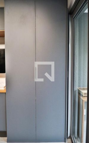 Studio para alugar com 26m², 1 quarto e sem vagaDetalhe da Sala/Quarto