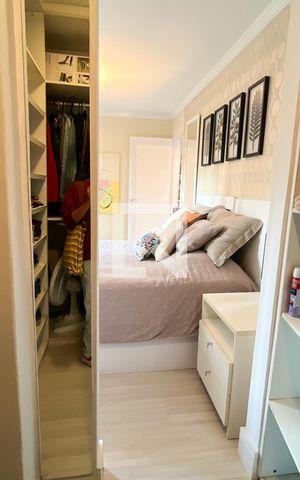 Apartamento à venda com 70m², 2 quartos e 2 vagasCloset do Quarto 2