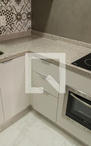 Studio para alugar com 28m², 1 quarto e sem vaga Studio para alugar com 28m², 1 quarto e sem vagaCozinha - Detalhe