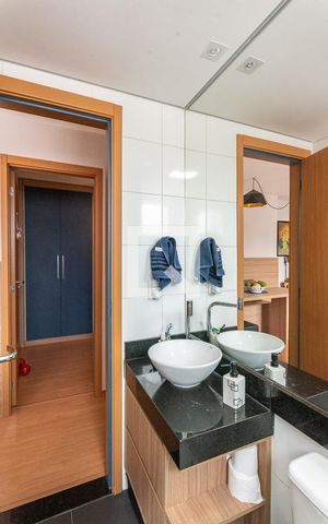 Apartamento à venda com 44m², 2 quartos e 1 vaga Apartamento à venda com 44m², 2 quartos e 1 vagaBanheiro