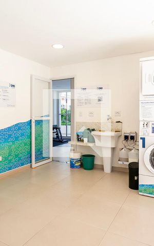 Apartamento para alugar com 50m², 1 quarto e 2 vagas Apartamento para alugar com 50m², 1 quarto e 2 vagasLavanderia
