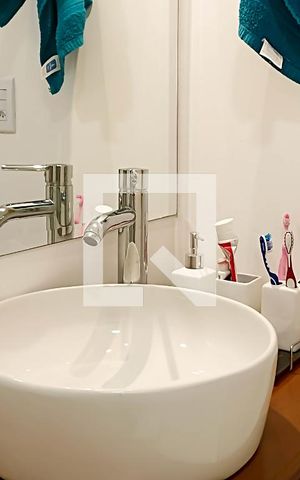 Apartamento à venda com 87m², 3 quartos e 2 vagas Apartamento à venda com 87m², 3 quartos e 2 vagasBanheiro social - Pia