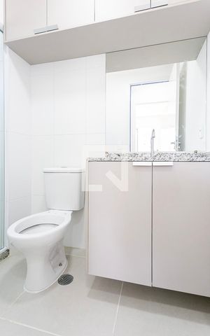 Apartamento para alugar com 32m², 1 quarto e sem vaga Apartamento para alugar com 32m², 1 quarto e sem vagaBanheiro