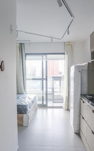 Studio para alugar com 28m², 1 quarto e sem vaga Studio para alugar com 28m², 1 quarto e sem vagaCozinha