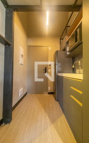 Studio à venda com 37m², 1 quarto e sem vagaCozinha