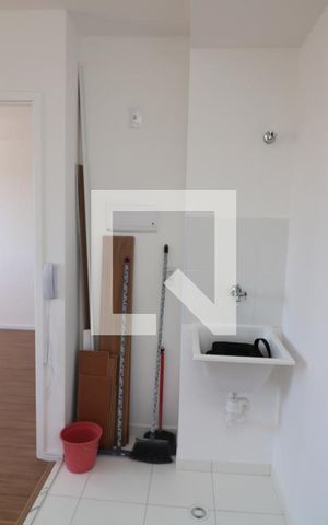 Apartamento para alugar com 24m², 1 quarto e sem vagaDetalhe da area de serviço