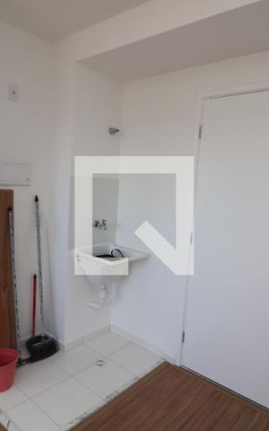 Apartamento para alugar com 24m², 1 quarto e sem vagaDetalhe da area de serviço