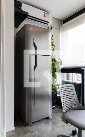 Studio para alugar com 37m², 1 quarto e 1 vagaVaranda