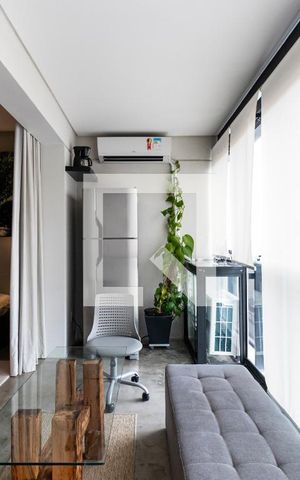 Studio para alugar com 37m², 1 quarto e 1 vagaVaranda
