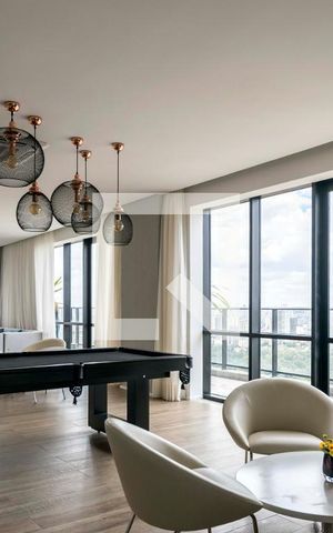 Studio para alugar com 37m², 1 quarto e 1 vagaÁrea comum - Salão de jogos (Cobertura)